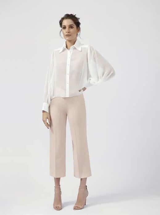 Camisa de Seda Branca