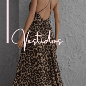 Vestido Amanda Estampa de Leopardo